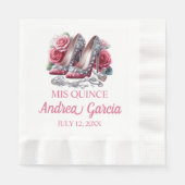 Quinceanera-hakken Servet (Voorkant)