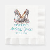 Quinceanera-hakken Servet (Voorkant)