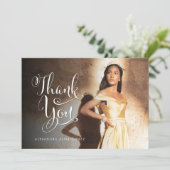 Quinceanera - Hartelijk dank voor uw fotokaart Aankondiging (Staand voorkant)