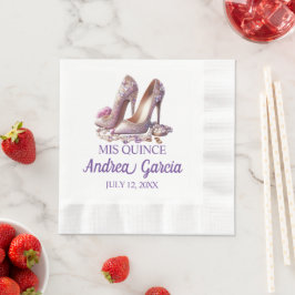 Quinceanera hoge hakken servet
