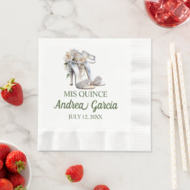 Quinceanera hoge hakken servet