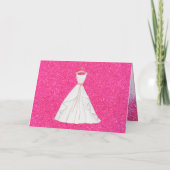Quinceañera Hot Roze Glitter Kroon Witte Jurk (Achterkant)