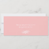 Quinceanera | instapkaart kaart (Achterkant)