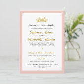 Quinceanera Invitacion Spaans Kaart (Staand voorkant)