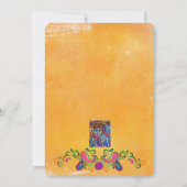 QUINCEAÑERA INVITATIE DIA DE LOS MUERTOS KAART (Achterkant)