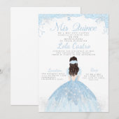 QUINCEANERA-INVITATIE KAART (Voorkant / Achterkant)