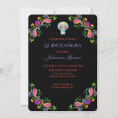 QUINCEAÑERA INVITATION DIA DE LOS MUERTOS KAART (Voorkant)