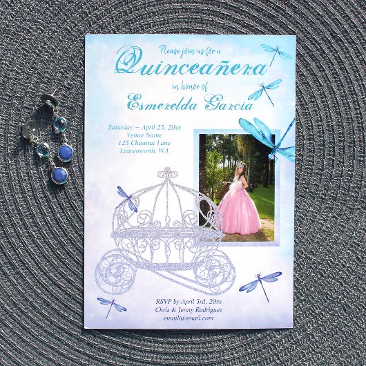 Quinceañera Invitation Kaart
