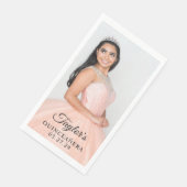 Quinceanera jurk foto servet (Hoek)