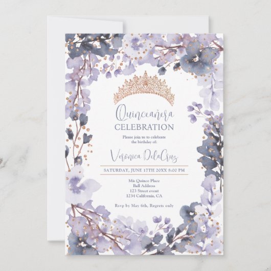 Quinceanera Kaart (Voorkant)