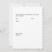 Quinceanera Kaart (Achterkant)