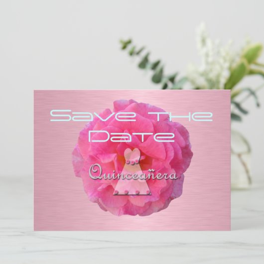 Quinceanera Kaart (Staand voorkant)