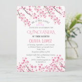Quinceañera Kersenbloesem Bloemen 15e verjaardag Kaart (Staand voorkant)