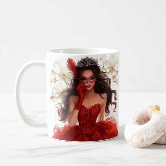 Quinceanera Koffiemok (Met donut)