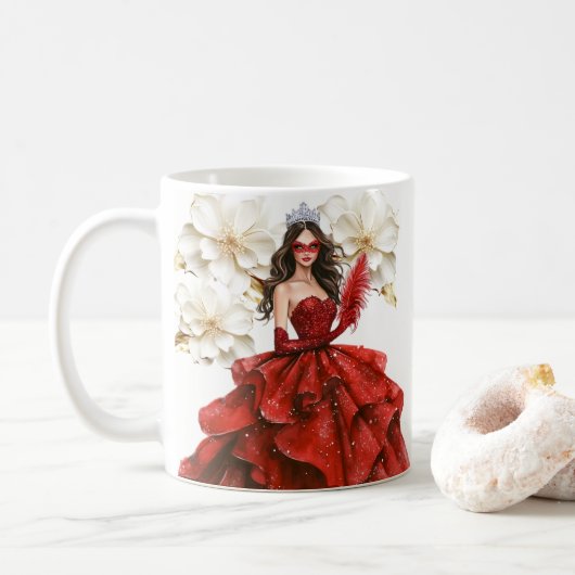Quinceanera Koffiemok (Met donut)