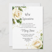 Quinceanera Kroon Spaanse Partij Kaart (Voorkant)