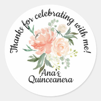 Quinceañera labels voor 15e verjaardag!