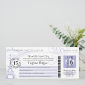 Quinceanera Lavender | instapkaart van Parijs Kaart (Staand voorkant)