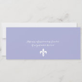 Quinceanera Lavender | instapkaart van Parijs Kaart (Achterkant)