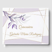 Quinceañera libro de visitas gastenboek (Voorkant)