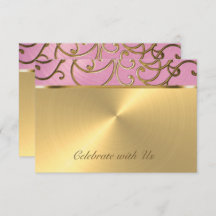 Quinceanera Lila roze en goudmakrelen