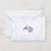 Quinceañera Lluvia de Sobres Flat Note Kaart Notitiekaartje (Achterkant)