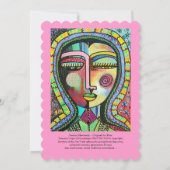 Quinceanera-maagd van de Guadalupe-bescherming Kaart (Achterkant)