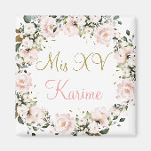 Quinceanera magneet souvenir (Voorkant)