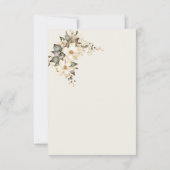 Quinceanera Magnolia bedankkaart (Achterkant)