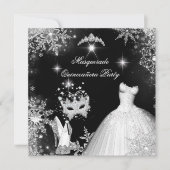 Quinceanera Masquerade Magical Princess Kaart (Voorkant)