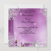 Quinceanera Masquerade Magical Princess Pink Kaart (Achterkant)