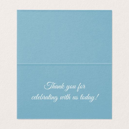 Quinceañera Mini Bedankt Kaarten voor Gasttafels (Binnenkant ongevouwen)