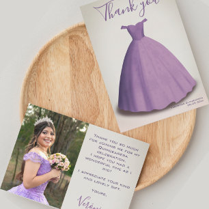  Quinceañera mis quince bedankkaart