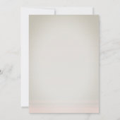 Quinceañera mis quince party paarse uitnodiging (Achterkant)