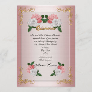 Quinceanera Mis uitnodiging 15e Verjaardag elegant