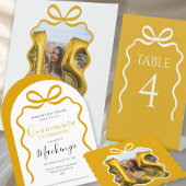 Quinceanera Modern Ribbon Lijst Reclamebord Met Voetstuk