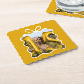 Quinceanera Moderne lintfoto Kartonnen Onderzetters (Gebogen)