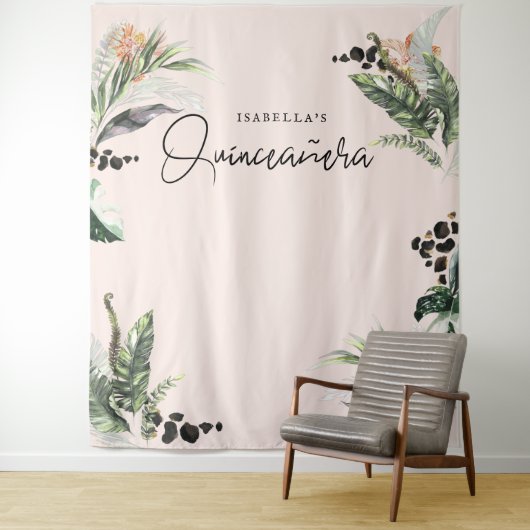 Quinceañera | Oerwoud Griekenland en Terra Cotta Wandkleed (In situ)