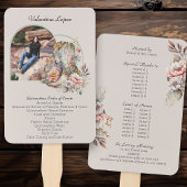 Quinceanera Orde van Evenementen Boho Bloemenlaarz Handwaaier