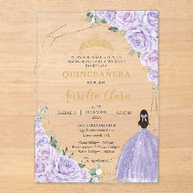 Quinceañera Paarse Sering Bloem 15 Años Padrinos