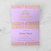 Quinceanera Paarse Sering Elegante Spaans (Binnen)