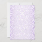 Quinceanera - Paarse zilver Kaart (Achterkant)