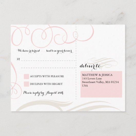 Quinceanera | Parijs Boarding Pass RSVP Uitnodiging Briefkaart (Achterkant)
