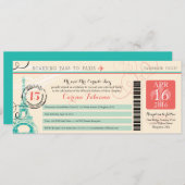 Quinceanera | Parijs Kaart (Voorkant / Achterkant)