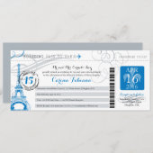 Quinceanera | Parijs Kaart (Voorkant / Achterkant)