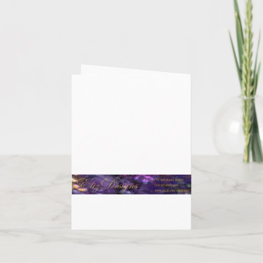 Quinceanera Party Invitation Card (Achterkant)