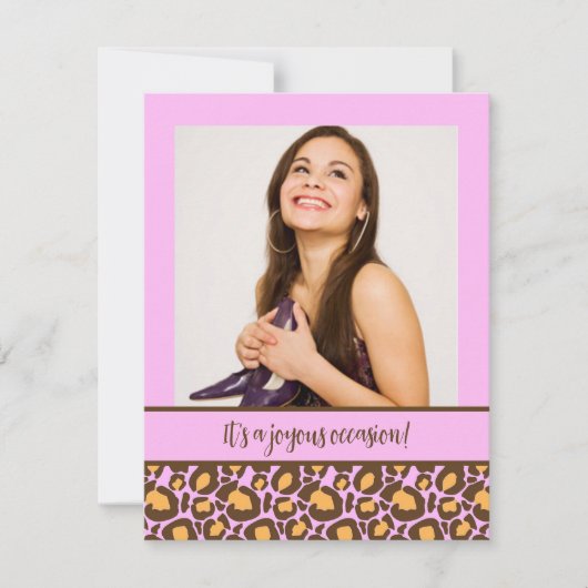 Quinceanera Party-uitnodigingen voor het afdrukken Kaart (Voorkant)