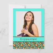 Quinceanera Party-uitnodigingen voor het afdrukken Kaart (Voorkant)