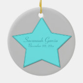 Quinceanera Photo Ornament (Achterkant)