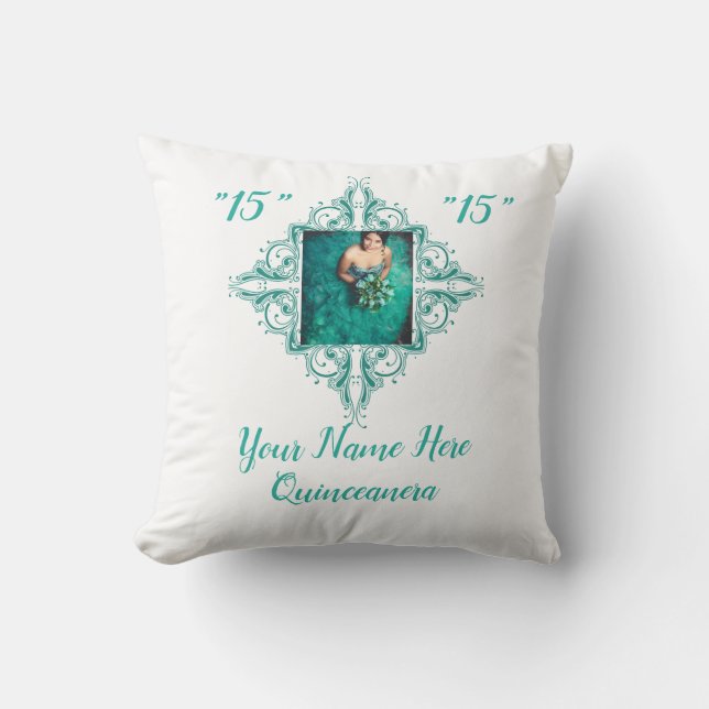 Quinceanera Pillow Kussen (Voorkant)